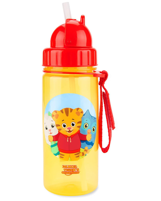 Skip Hop x Daniel Tiger - Taza para sorber con popote, amigos de la carretilla