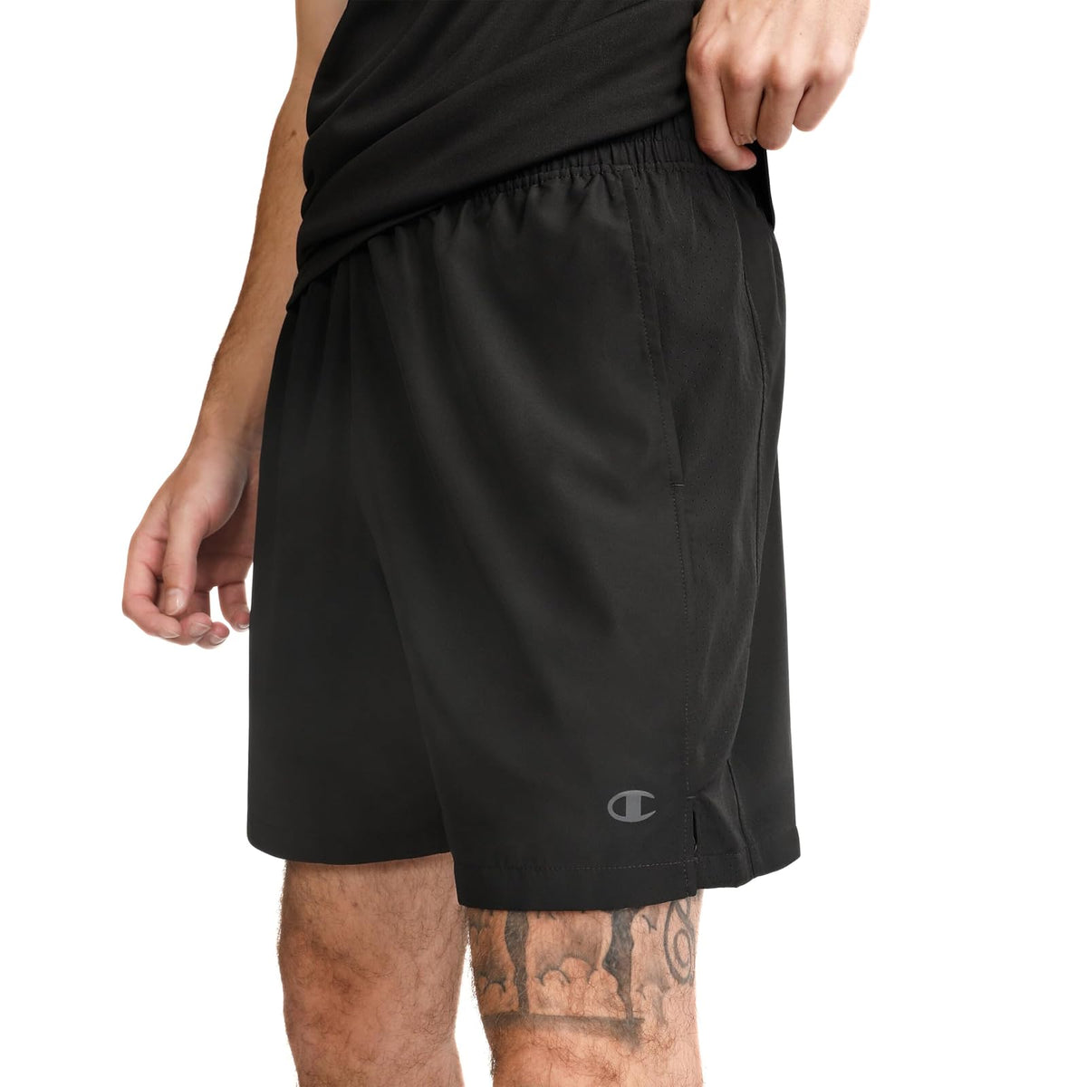 Champion Short Deportivo Tejido de 7 Pulgadas con Forro