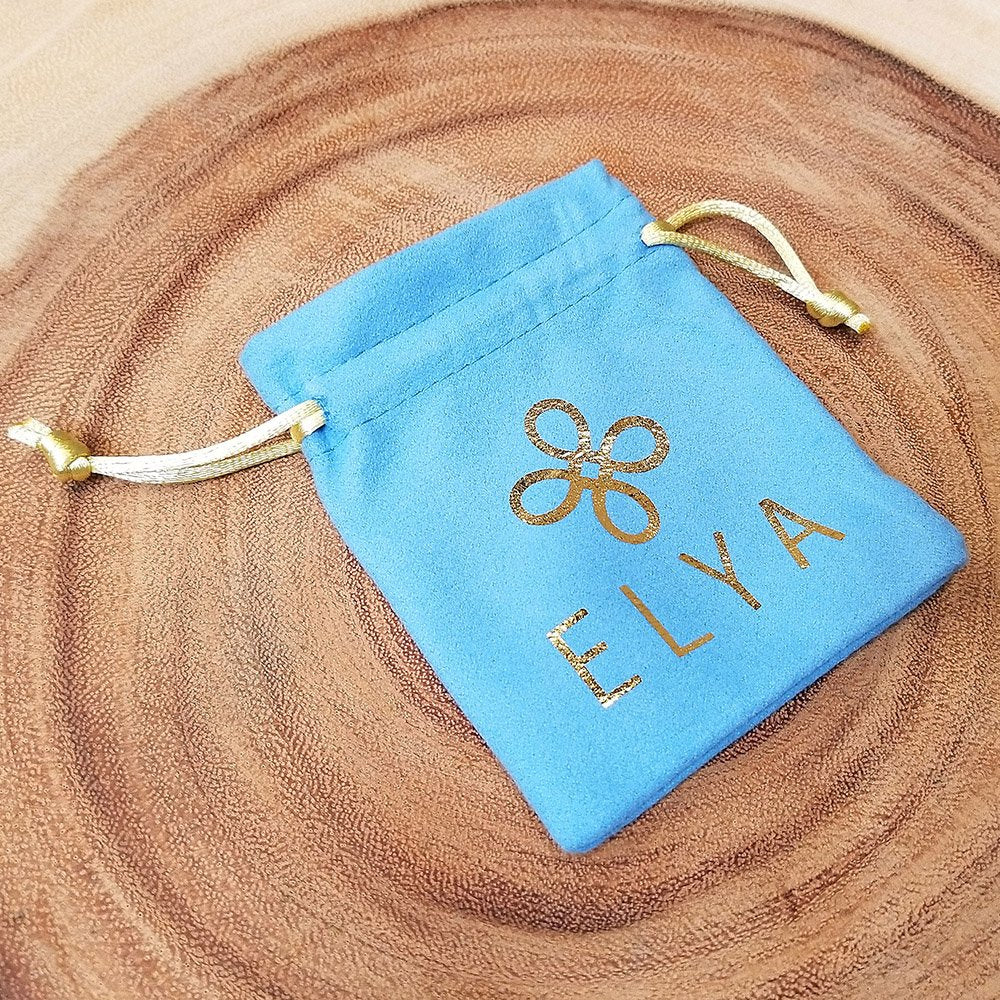 ELYA Polished Geometric Stainless Steel Open Ring