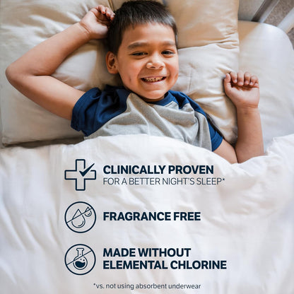 Goodnites Ropa interior nocturna para niños L (70-100 libras). ), 75 Ct