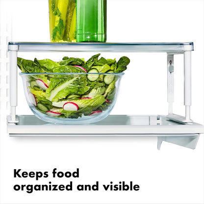 OXO Good Grips - Elevador de estante ajustable para nevera