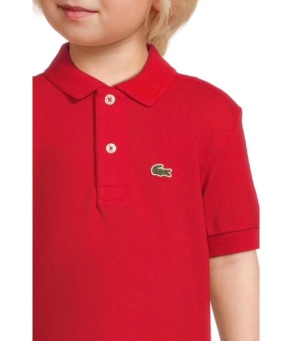 Lacoste Polo clásico de piqué de Manga Corta para niños Camisa de Polo para Unisex niño