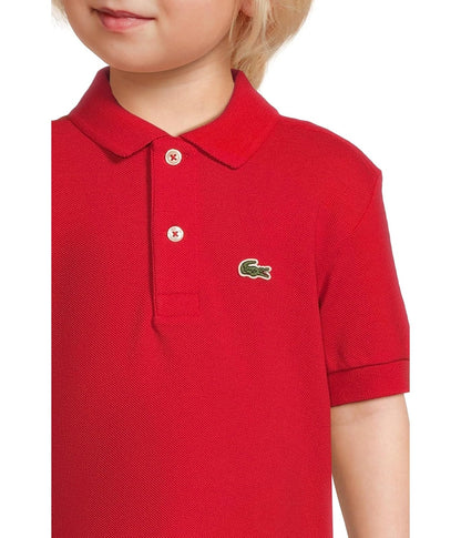 Lacoste Polo clásico de piqué de Manga Corta para niños Camisa de Polo para Unisex niño