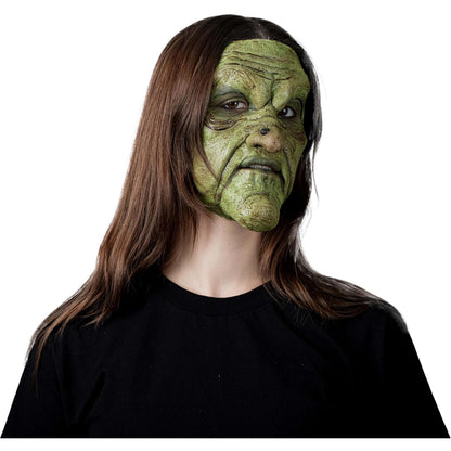 Ghoulish Productions Aplicaciones De Látex Green Witch 3 Piezas, Efectos para Cosplay Bruja Verde FX para Disfraz, Protesis de 3 Piezas ideal para Disfraz Halloween y Fiestas Temáticas