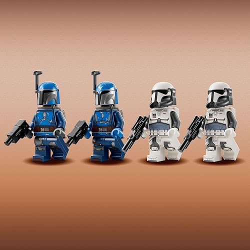 LEGO® Star Wars: The Mandalorian Pack de Combate: Emboscada en Mandalore™ Juguete de construcción Coleccionable, Idea de Regalo para niños y niñas de 6 años o más 75373