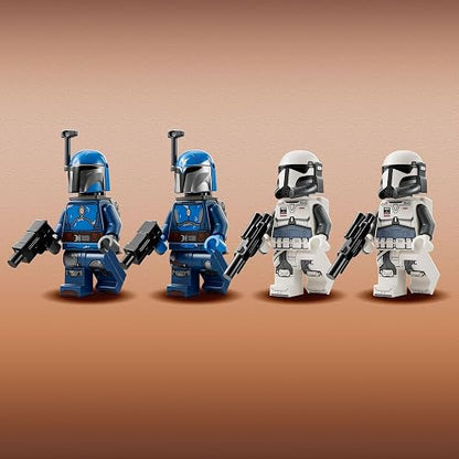 LEGO® Star Wars: The Mandalorian Pack de Combate: Emboscada en Mandalore™ Juguete de construcción Coleccionable, Idea de Regalo para niños y niñas de 6 años o más 75373