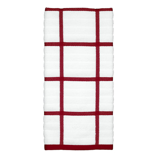 All-Clad Toalla de Cocina Totalmente revestida a Cuadros: Altamente Absorbente, súper Suave de Larga duración, 100% algodón, 17 x 30 Pulgadas, Toalla de Cocina para Limpiar y secar Platos, sartenes,