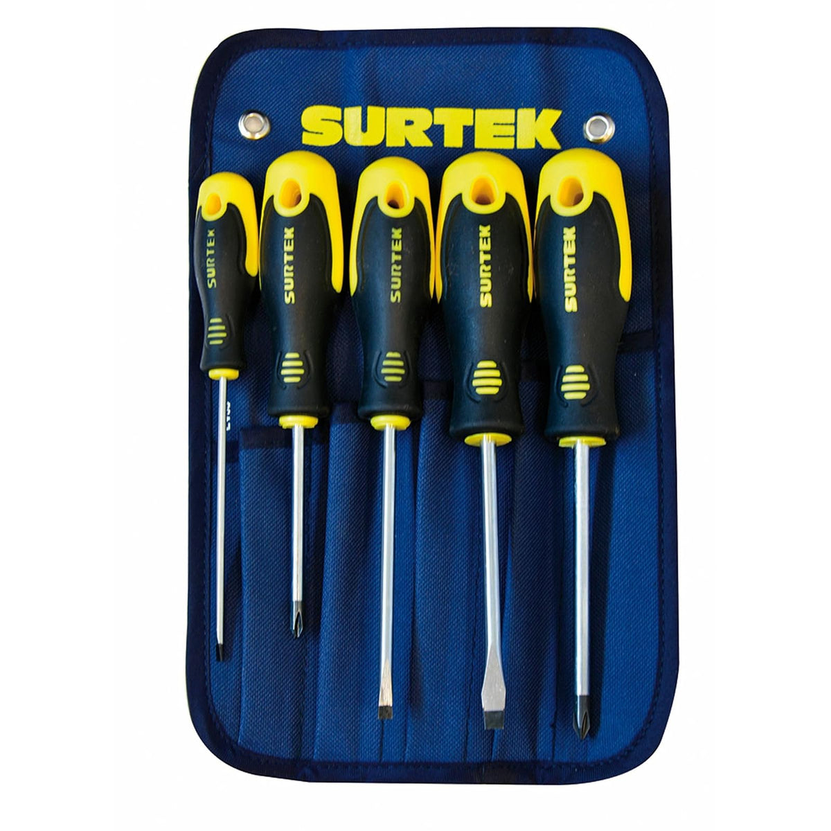 Surtek D200C Juego de 5 Destornilladores Estuche Combinado