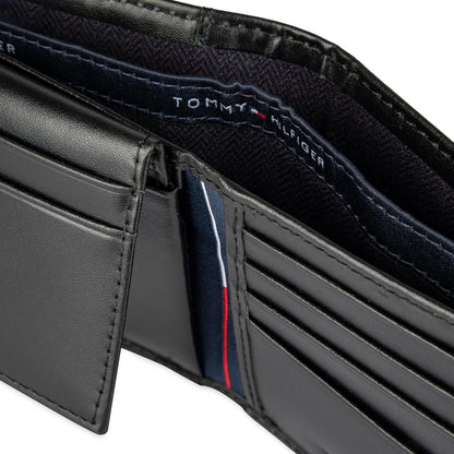 Tommy Hilfiger, Cartera multiusos de piel para hombre,