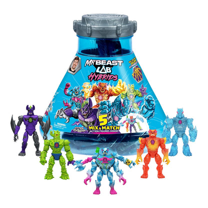 MrBeast Lab Hybrids Paquete Múltiple de Figuras Sorpresa - 5 Paquete