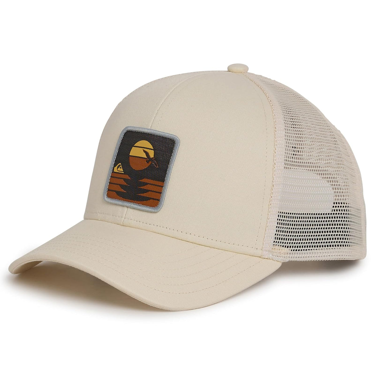 Quiksilver Premium Cotton Adjustable Snap Back Logo Gorra de béisbol Hombre - Talla Única - Niebla