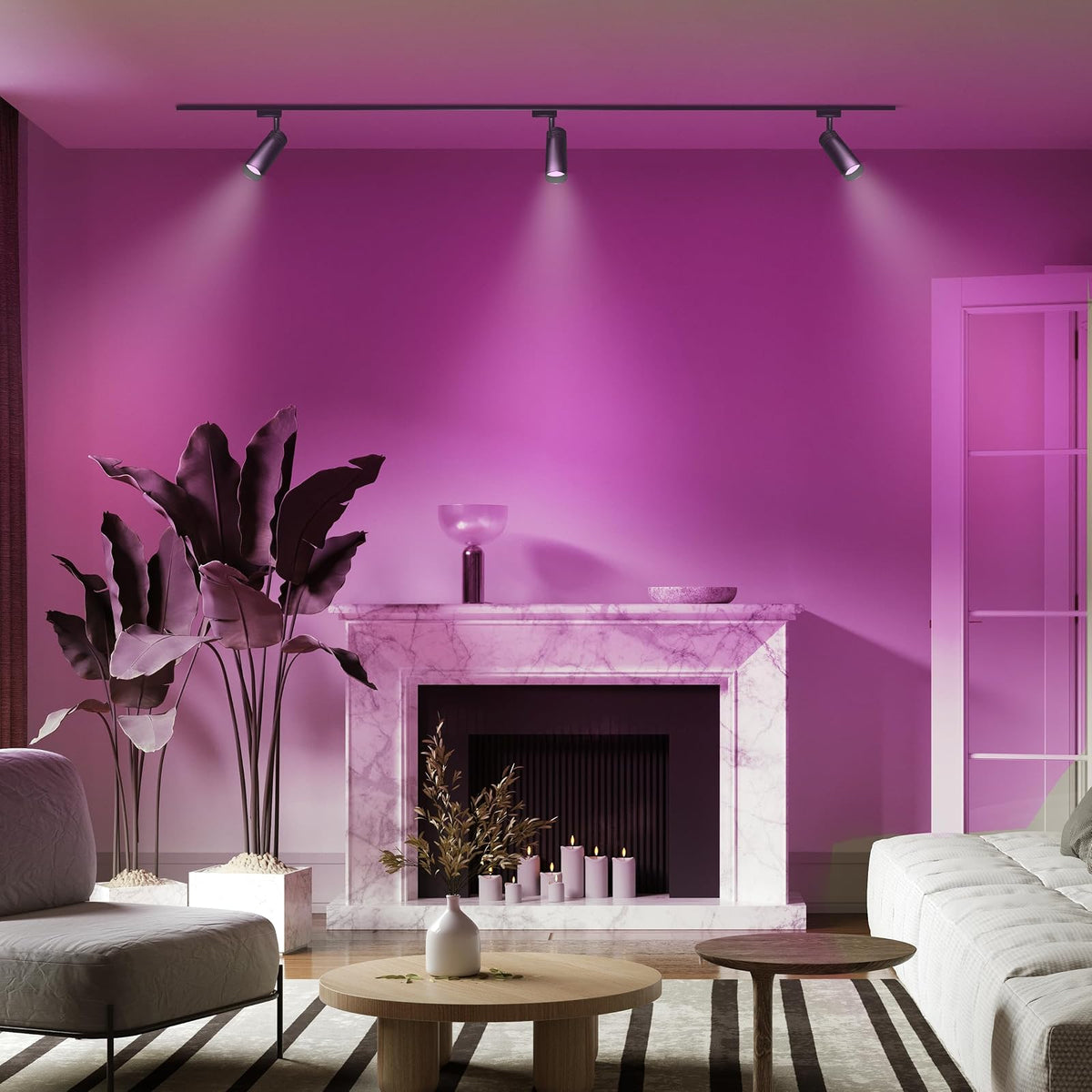 Feit Electric - foco LED RGBW equivalente a 50 W, Alexa Google Siri Smart RGBW, color blanco
