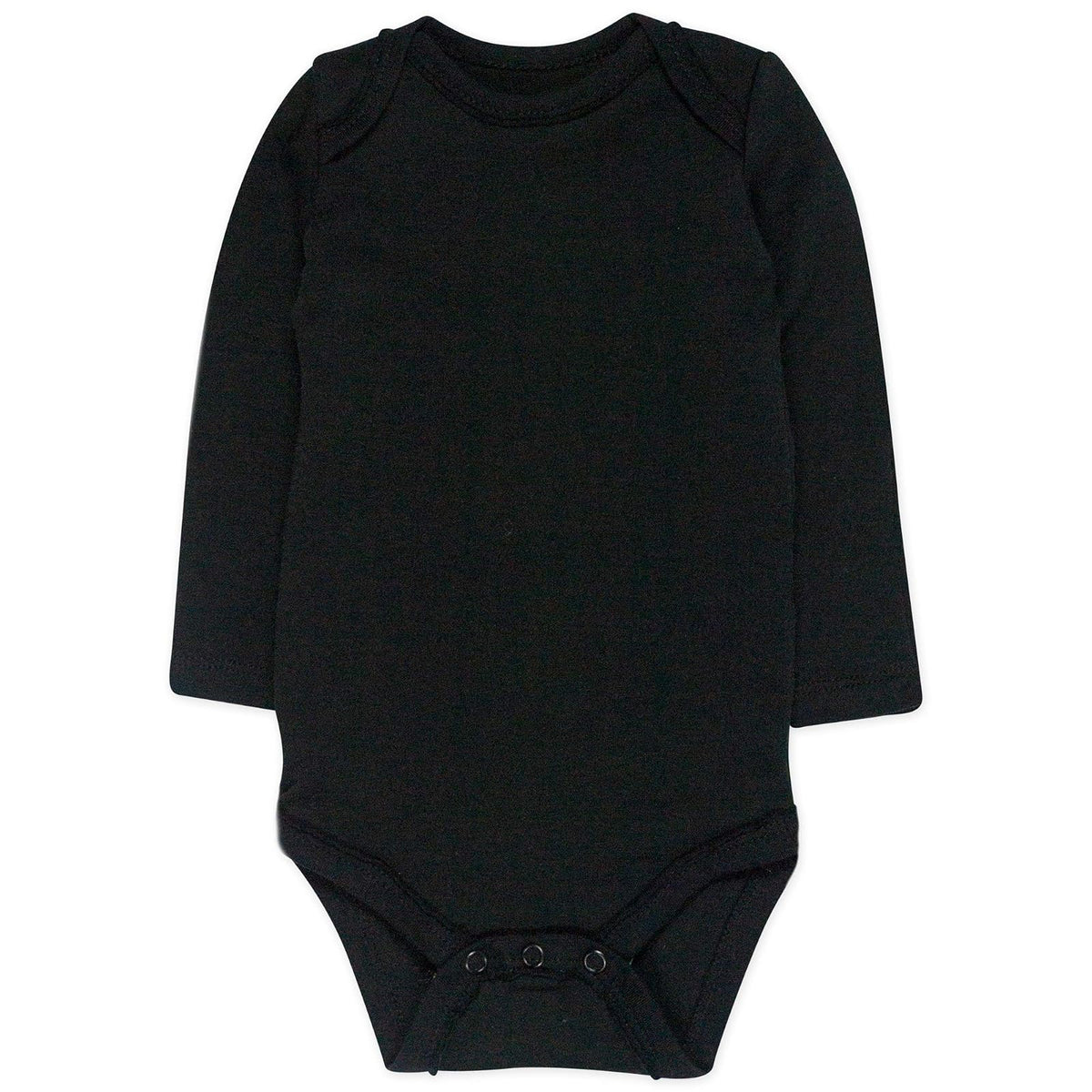 HonestBaby Paquete de 5 Bodies de Manga Larga de algodón orgánico. Conjunto de Playeras para bebs y Nios pequeos para bebés Unisex