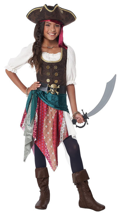 California Costumes Pirata Boho Disfraz Niñas