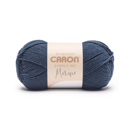 Caron Simply Me Merino Deep Water Heather Yarn - Paquete de 3 unidades de 100 g/3.5 oz - 50% acrílico, 50% lana merina, #3 DK (ligero) - 215 yardas - Tejer/Crochet