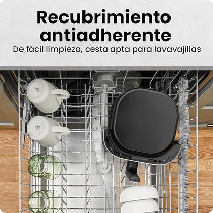 Chefman | Freidora de Aire Digital de 3.7 Litros de capacidad | TurboFry | Control Digital de un solo Toque.