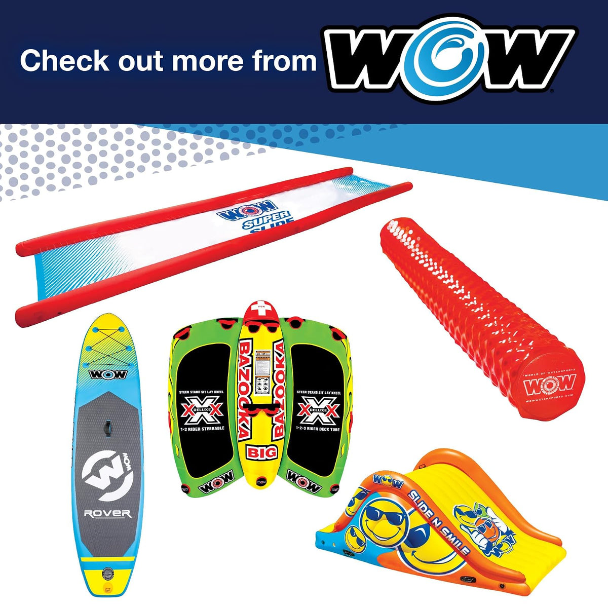 WOW Sports WOW World of Watersports, 15-1120, Ace Racing Towable, Ski Tube, 1 Person