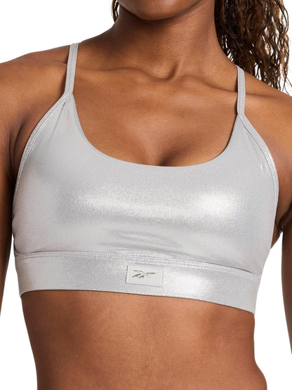 Reebok Lux Chrome Strappy Bra Sujetador Deportivo Mujer