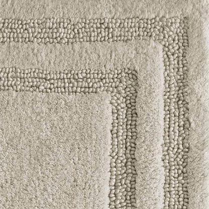 Tommy Bahama - Alfombras de baño, Alfombra de baño de algodón, Altamente Absorbente, diseño Inspirado en la Costa (Gris Isla, 2 Piezas)