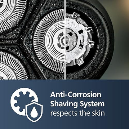 Philips Norelco Shaver 2400, Afeitadora eléctrica inalámbrica recargable con recortadora emergente, X3001/90