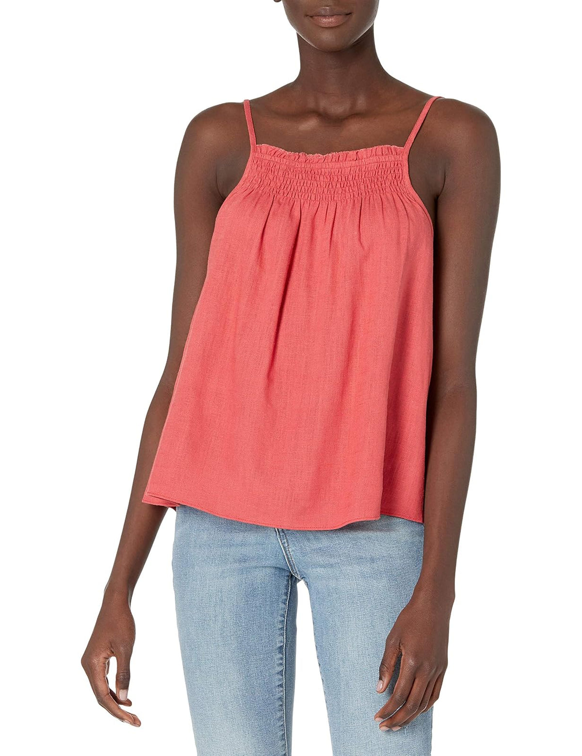 Sugar Lips Carrine Smocked Cami Camiseta de Tirantes Mujer