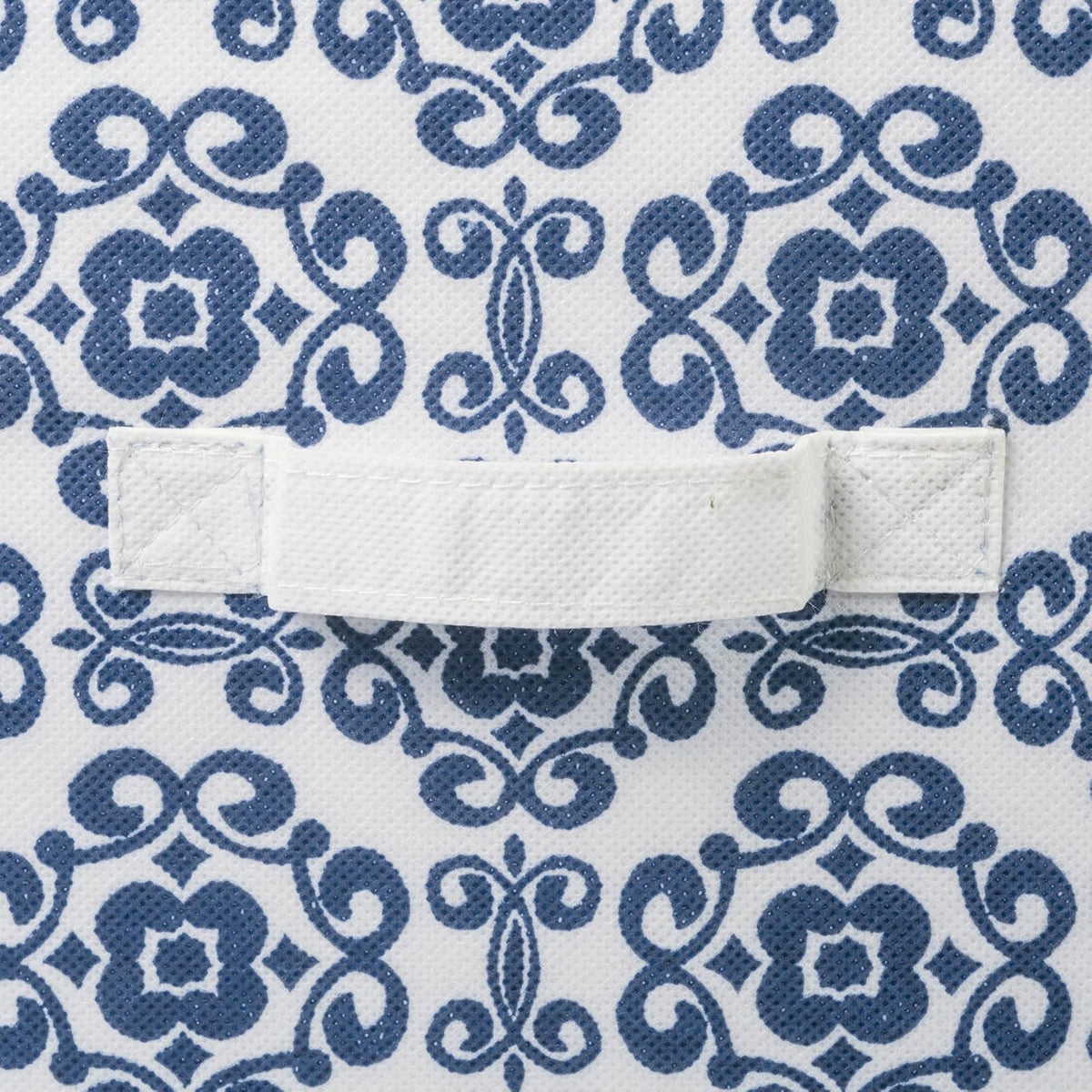 DII Cajas de Almacenamiento de Tela para guardería, oficinas, y organización del hogar, Desplaza, Nautical Blue, 11" Small - Set of 2, 1