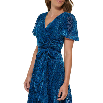 DKNY - Vestido Cruzado de imitación para Mujer