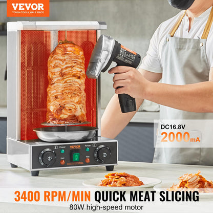 VEVOR Cuchillo eléctrico Shawarma