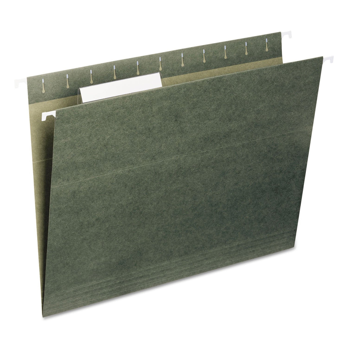 Smead - Carpeta colgante con pestaña, 1/3, tamaño de letra, color verde estándar, 25 por caja (64035)
