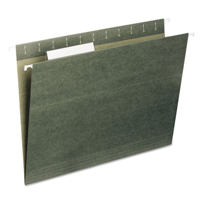 Smead - Carpeta colgante con pestaña, 1/3, tamaño de letra, color verde estándar, 25 por caja (64035)