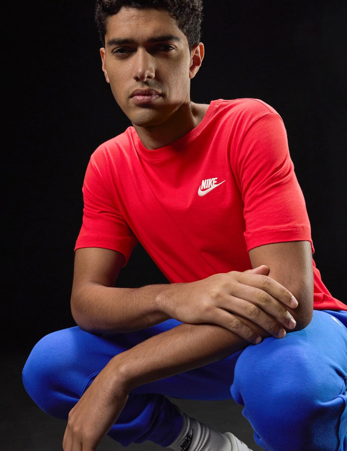 Nike Sportswear Club Camiseta Deportiva de Manga Corta, Hombre