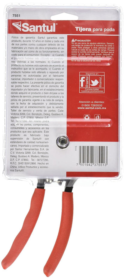 Santul 7551 Tijeras Forjada para Poda a Una Mano 8"