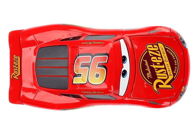 Disney Pixar Cars 3 1:24 Lightning Mcqueen Automóvil Fundido a presión con Estante para neumáticos (99751)