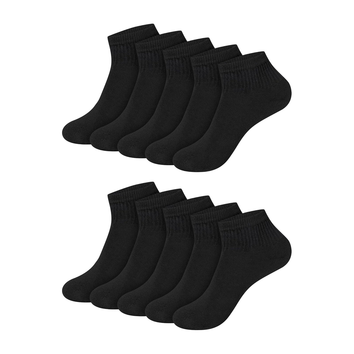 Hanes Cool Comfort calcetines para mujer - 5-9 - Negro