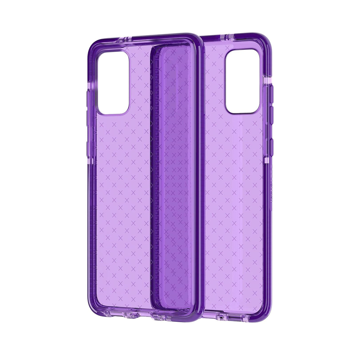 tech21 EVO Check - Funda para Samsung Galaxy S20+ (Plus) 5G - Bacterias higiénicamente limpias Que luchan contra Las propiedades antimicrobianas con protección contra caídas de 12 pies, Pansy