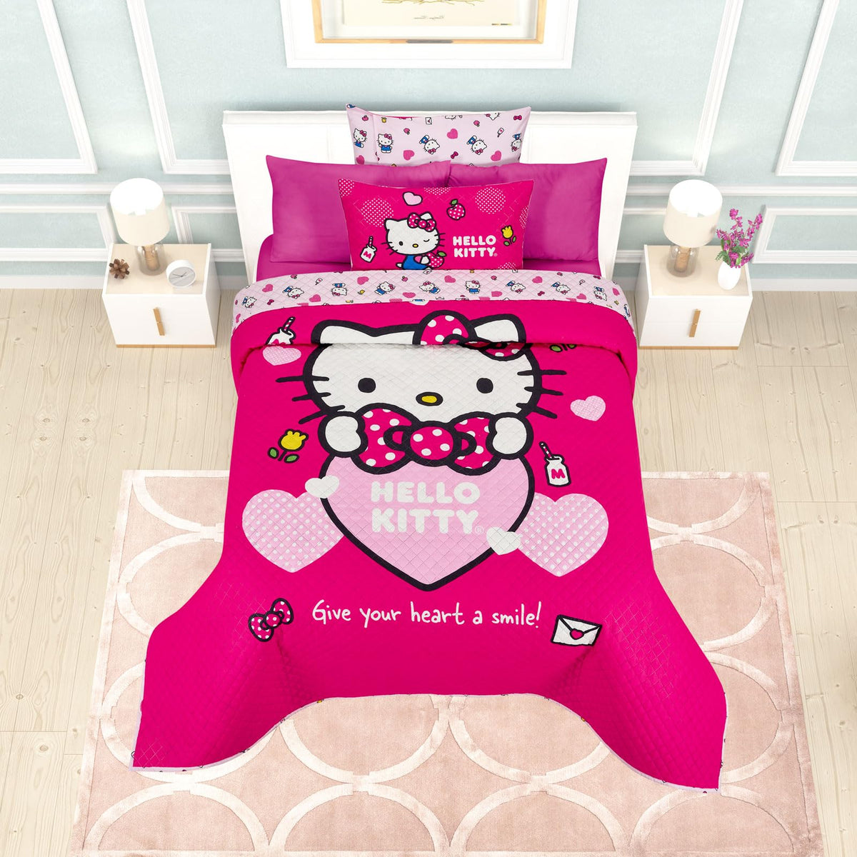 Edrecolcha Matrimonial Hello Kitty Heart