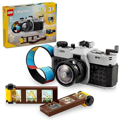 LEGO Creator Cámara Retro Juguete 3en1 con Modelos de un televisor y una videocámara 31147
