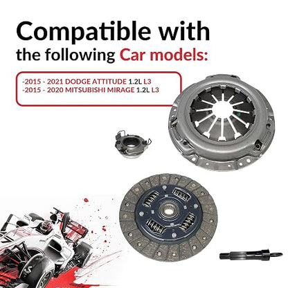 Southeastclutch 05-976 Kit de Embrague para Mitsubishi Attitude/Mirage 1.2L 2015-2021