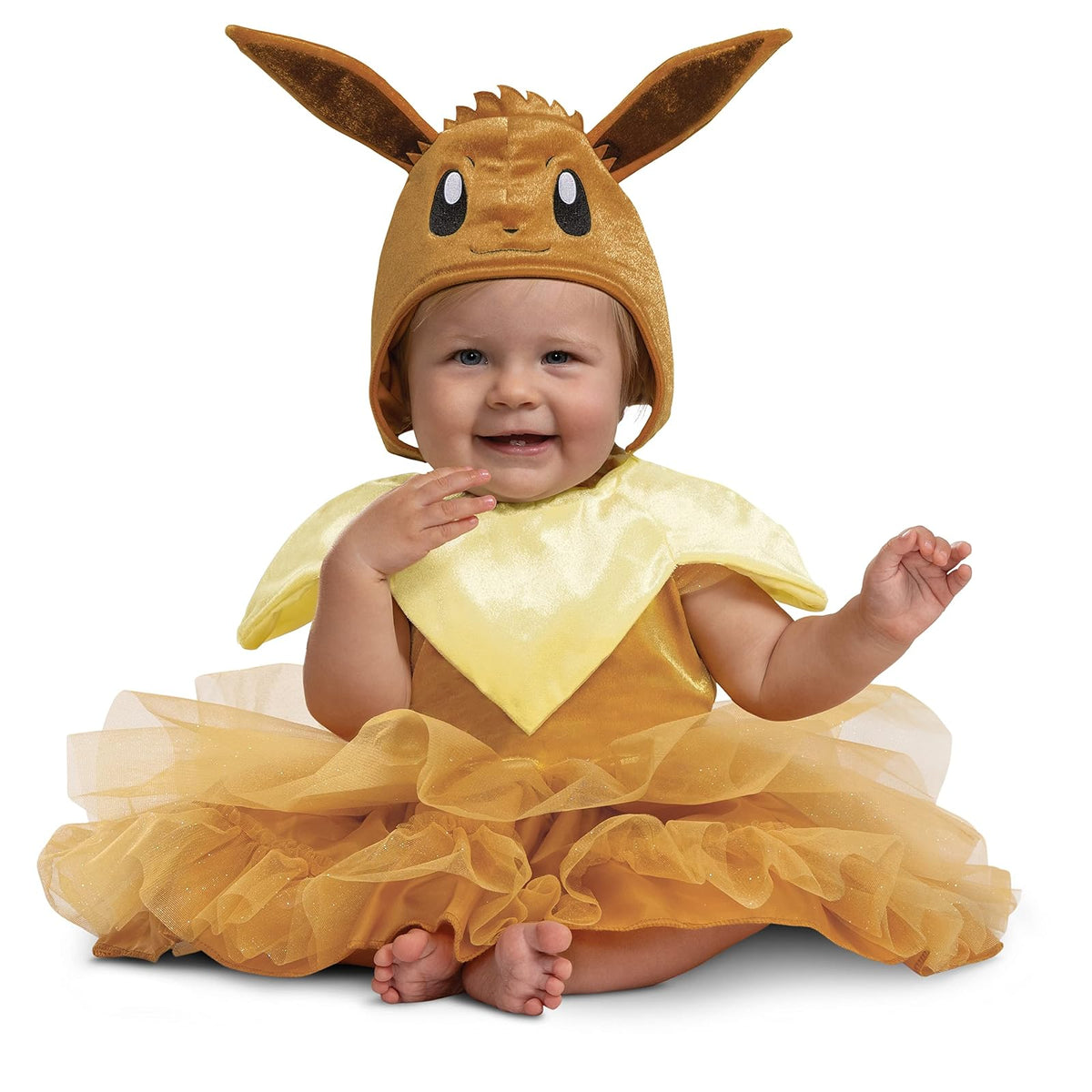 Disfraz de Eevee Tutu, disfraz oficial de Pokémon para niño y tocado, talla 2