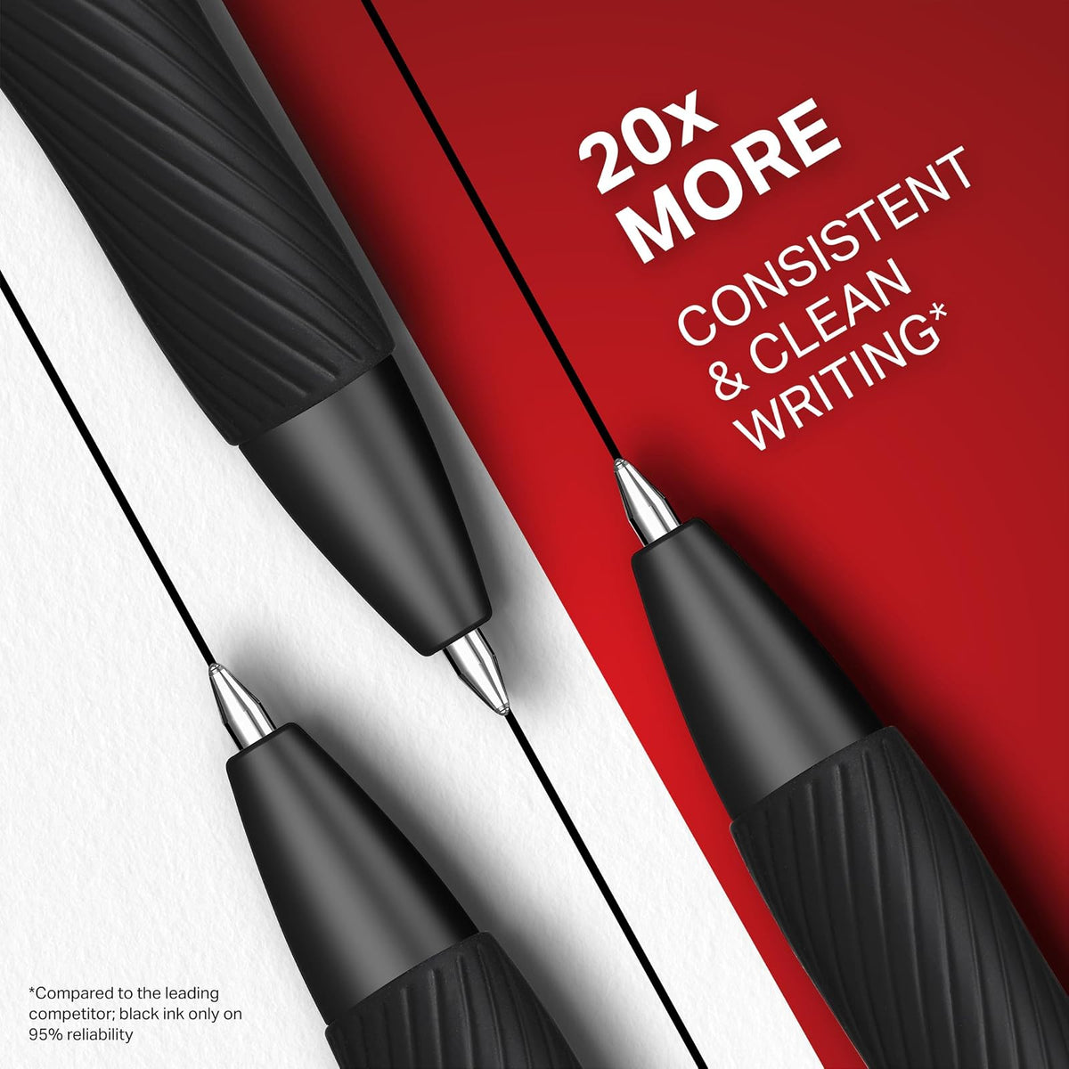 Sharpie S-Gel, bolígrafos de gel, punta media (0,7 mm), bolígrafo de gel de tinta negra, 12 unidades