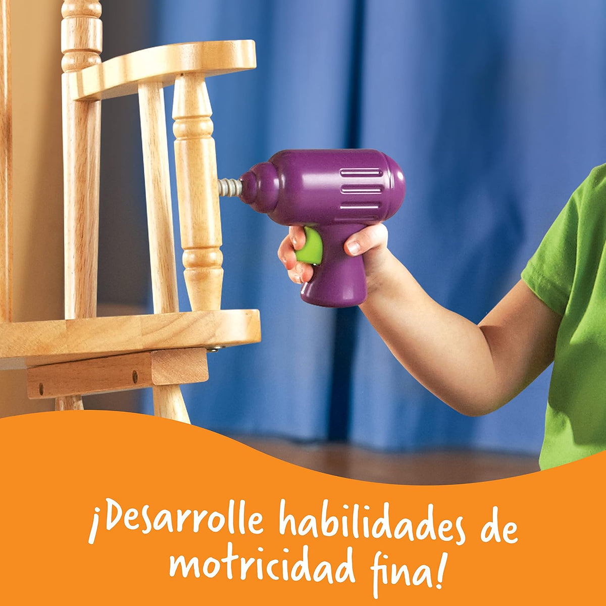 Learning Resources New Sprouts Fix It, Set de Herramientas para Niños, Juguetes de Motricidad Fina, Juguetes de Construccion, Juegos de Roles y Simulacion, 6 Piezas, Mayores de 2 años