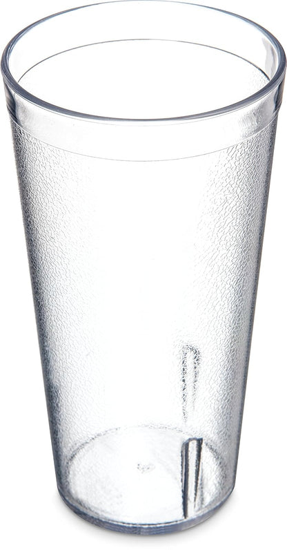 Carlisle Vasos de Plástico Apilables, Transparentes - Claro - 20 ounces