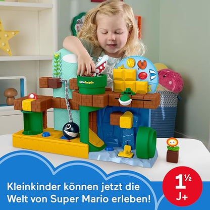 Little People Nintendo Juguete para Bebés Playset Mundo de Mario Bros 1 1/2+