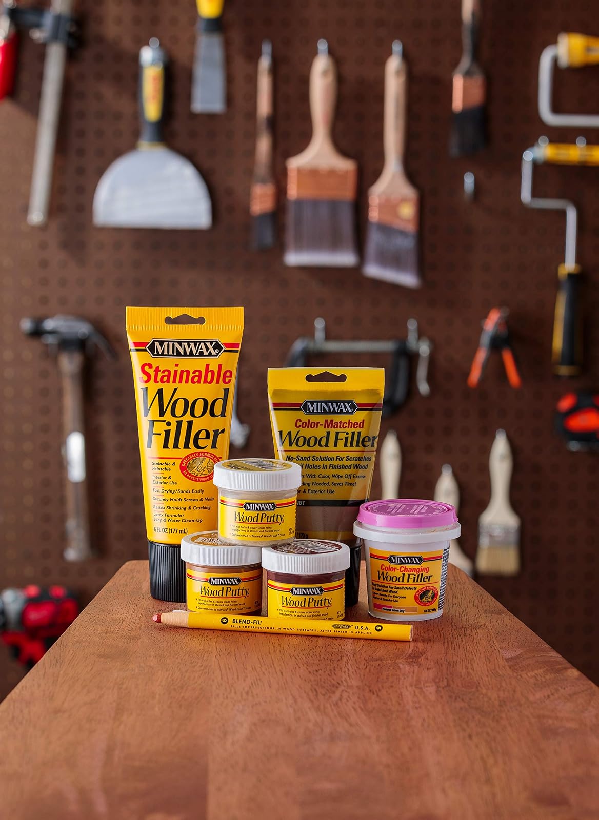 Minwax 13610000 Wood Putty, 3.75 Ounce, Natural Pine