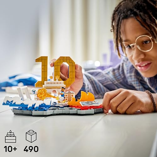Lego Editions Kylian Mbappé: Fenómenos del Futbol – Set de Construcción – Decoración Inspirada en el Futbol con Placa – Regalo para Niños y Niñas – con Minifigura Lego – 43013