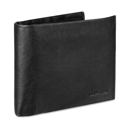 Calvin Klein Billetera de piel con bloqueo para Hombre