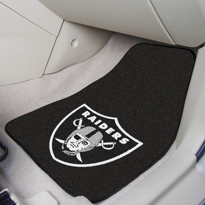 FANMATS NFL Las Vegas Raiders - Juego de Alfombrillas para Automóvil de 17 x 27 Pulgadas