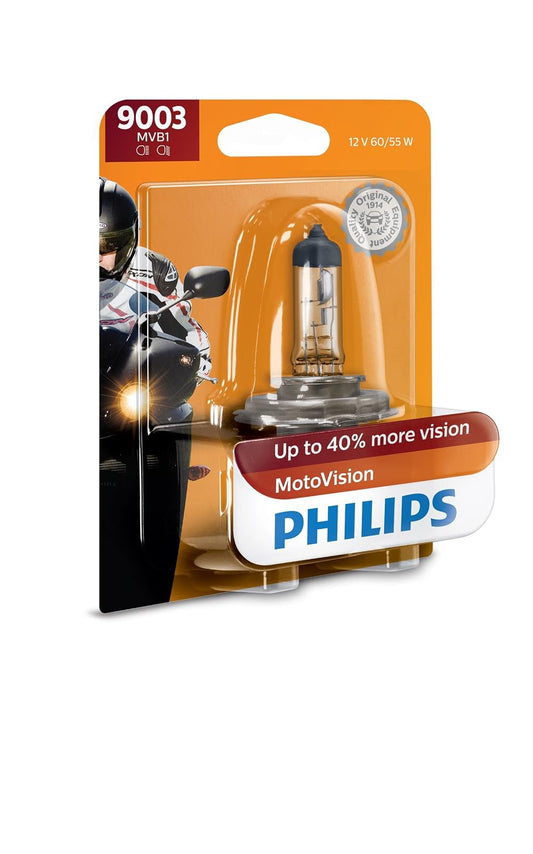 Philips MotoVision Foco 9003, Blanco, Paquete de 1, 9003MVB1