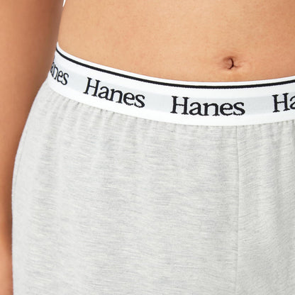 Hanes Originals Sleep Shorts, Comfywear Lounge Shorts, Pajama Shorts for Women, 2-Pack Pantalón de Pijama Mujer