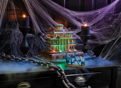 Department 56 Snow Village - Figura de Halloween de Disney The Haunted Mansion Beware of Hitchhikers, 9,5 cm de Alto x 5,5 cm de Ancho x 15,4 cm de Largo, Multicolor